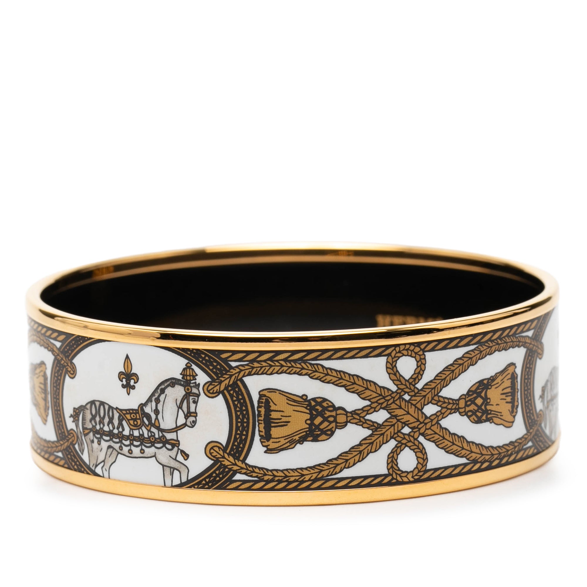 Wide Enamel Grand Apparat Bangle 65 - Image 2