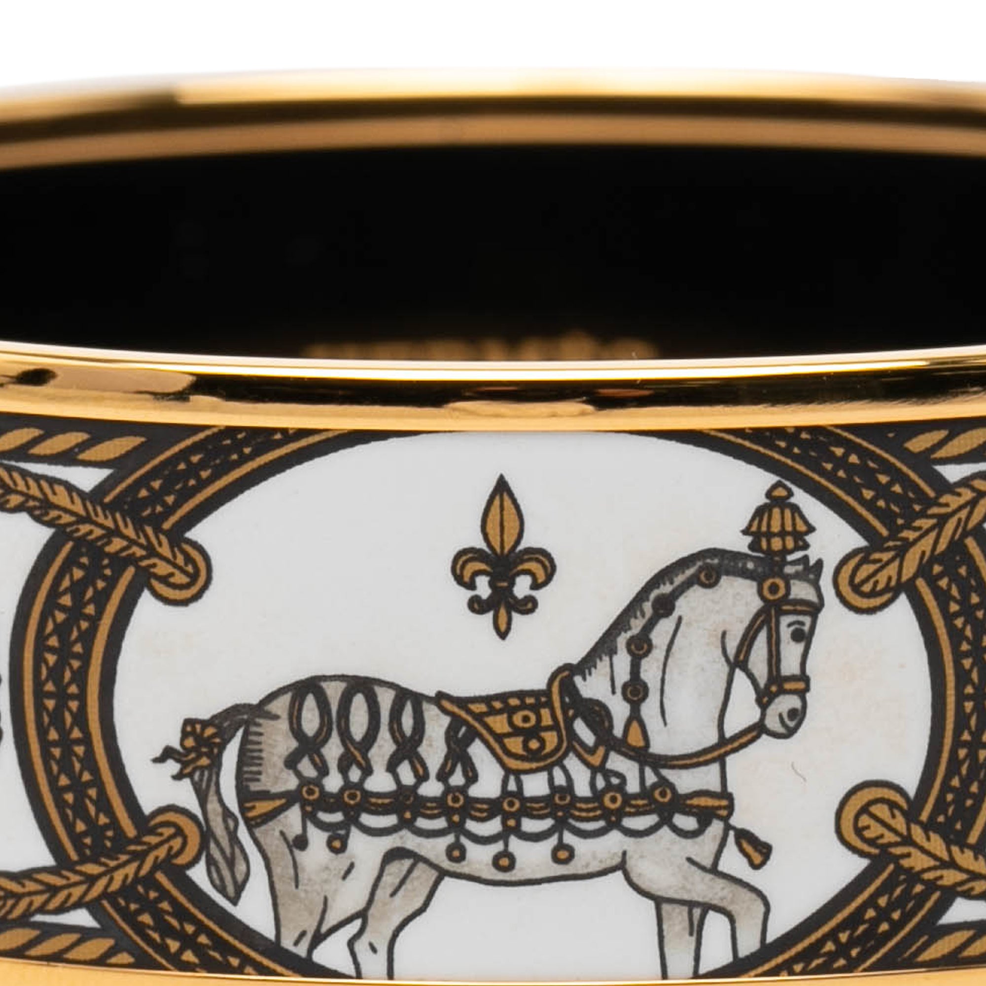 Wide Enamel Grand Apparat Bangle 65 - Image 6