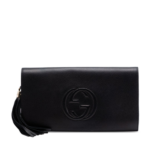 Leather Soho Disco Clutch - Image 1