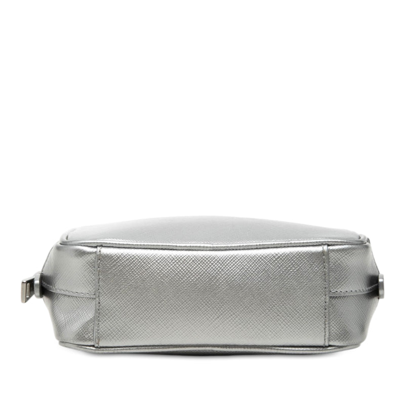 Mini Metallic Saffiano Lux Camera Bag - Image 3