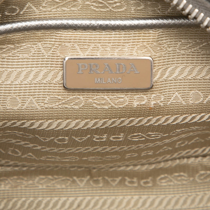 Mini Metallic Saffiano Lux Camera Bag - Image 5