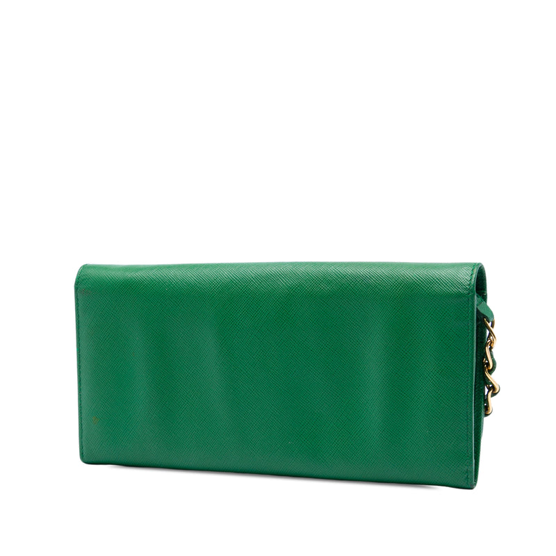 Saffiano Lux Wallet On Chain - Image 2