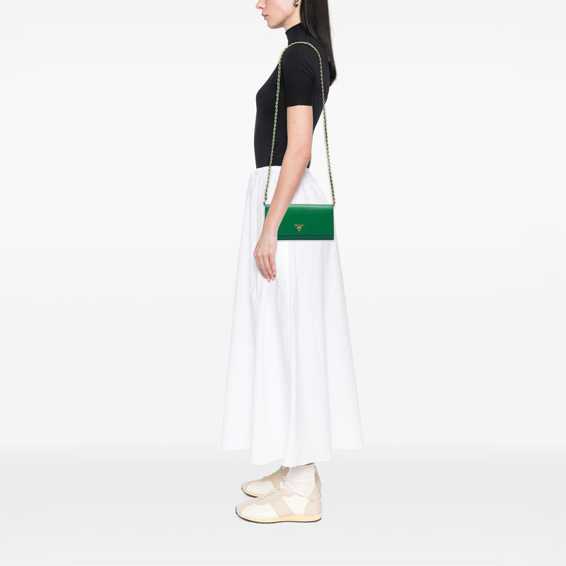 Saffiano Lux Wallet On Chain - Image 6