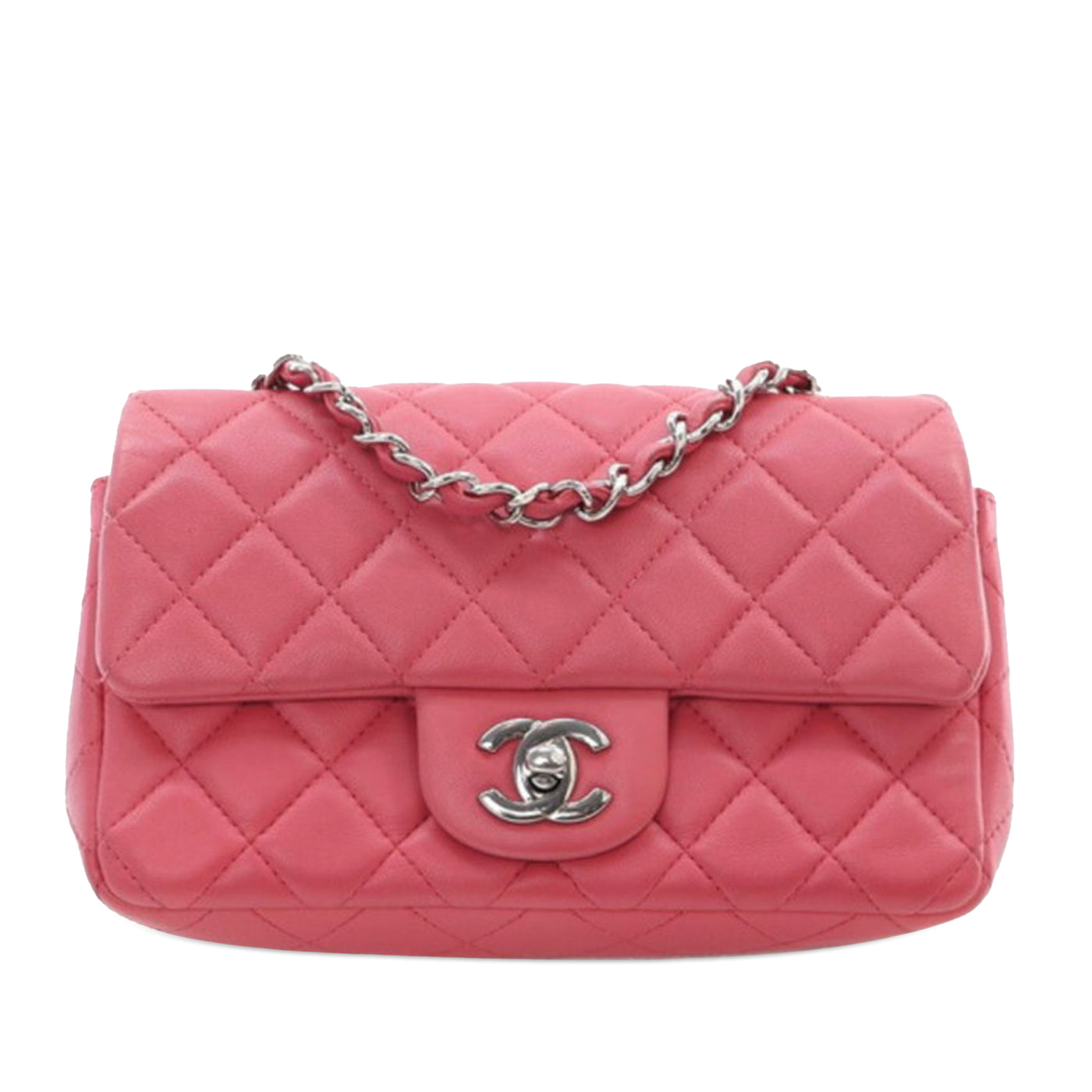 Mini Rectangular Classic Lambskin Single Flap - Image 1