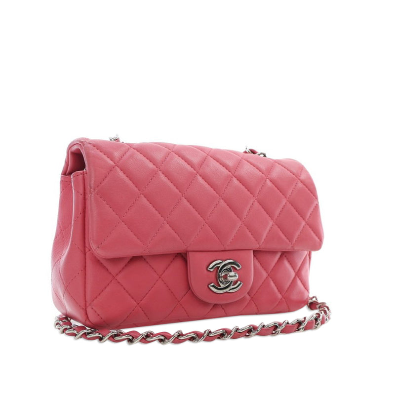 Mini Rectangular Classic Lambskin Single Flap - Image 2