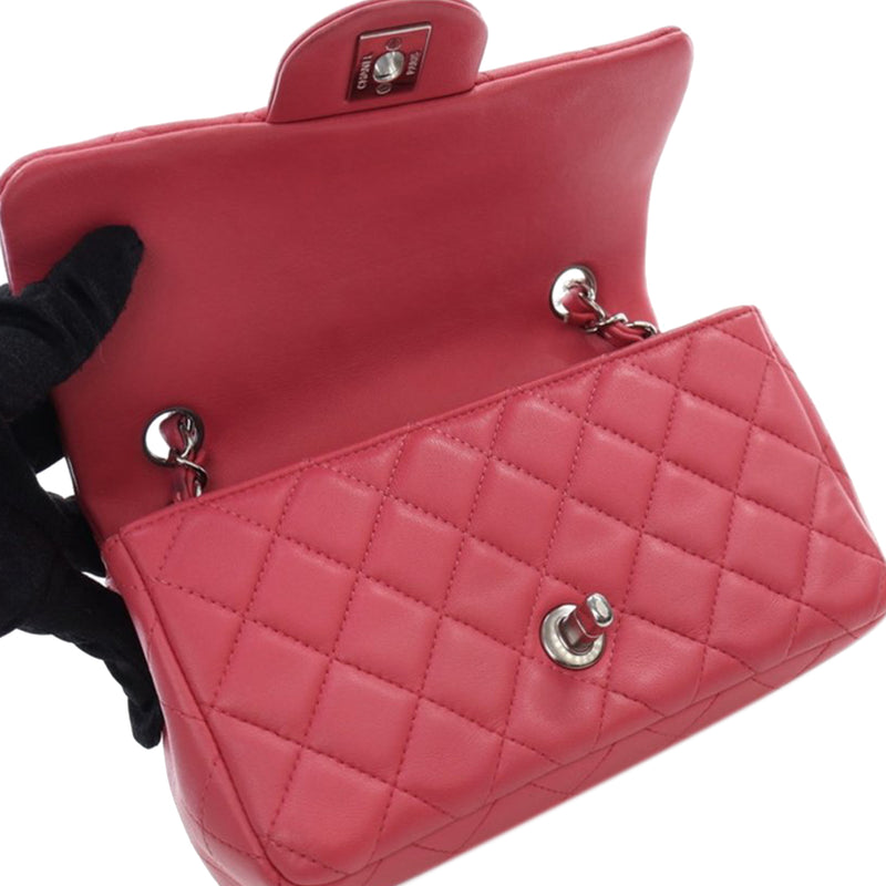 Mini Rectangular Classic Lambskin Single Flap - Image 6