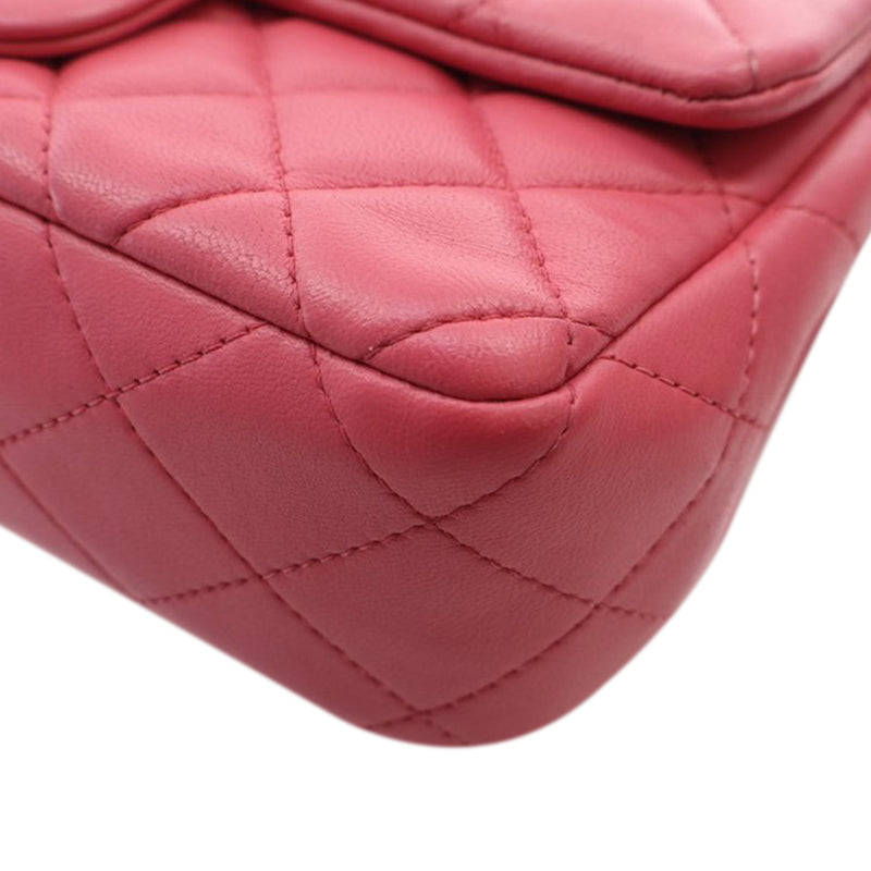Mini Rectangular Classic Lambskin Single Flap - Image 7