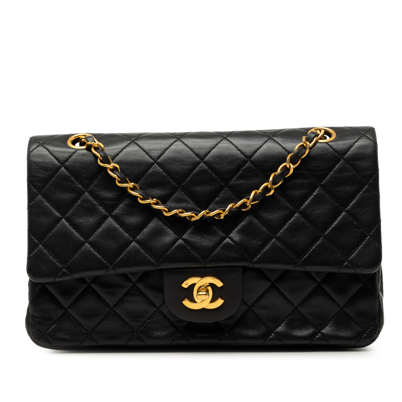 Medium Classic Lambskin Double Flap - Image 1