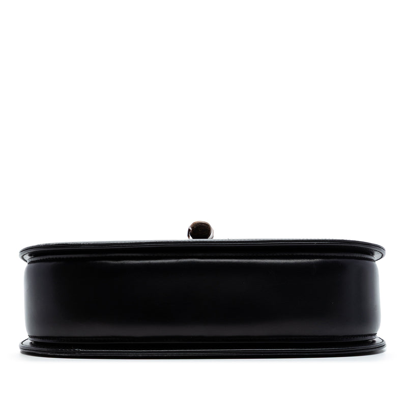 Small Calfskin Bamboo Top Handle Bag - Image 3