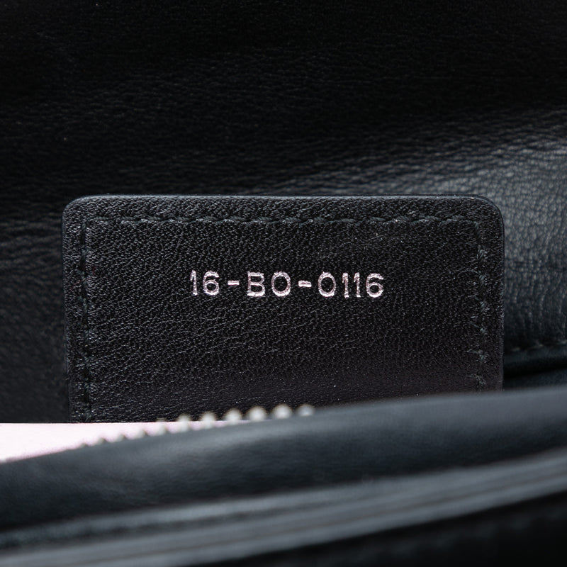 Medium Calfskin Embroidered Flower Lady Dior - Image 6