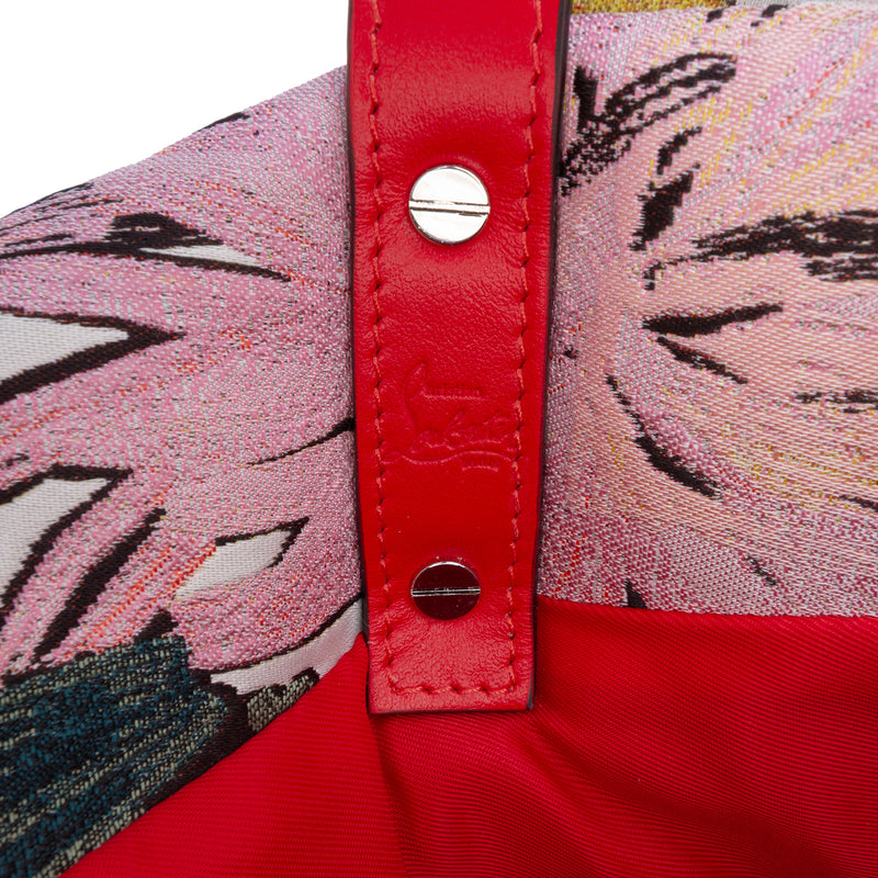 Canvas Floral Embroidered Loubishore Tote - Image 5