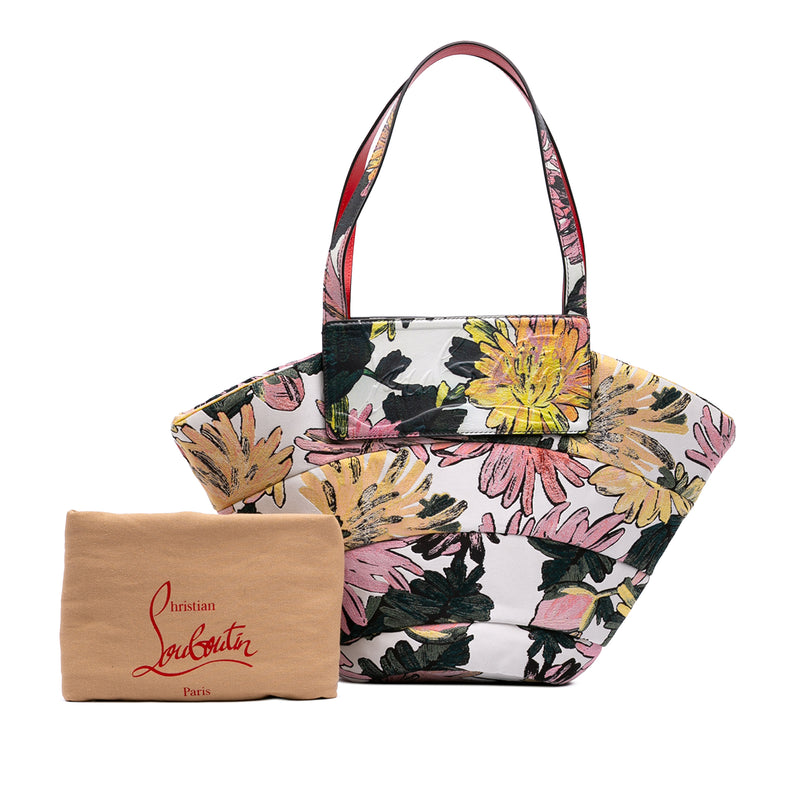 Canvas Floral Embroidered Loubishore Tote - Image 7