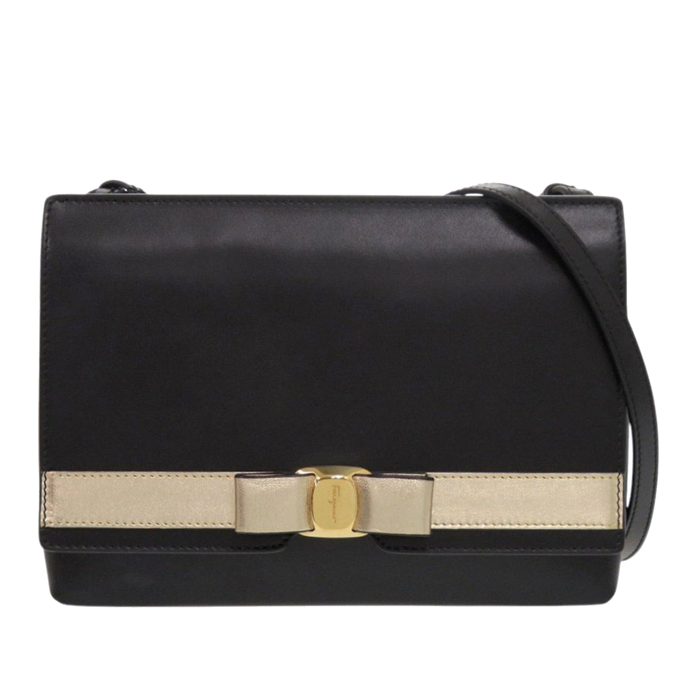 Leather Vara Bow Crossbody - Image 1