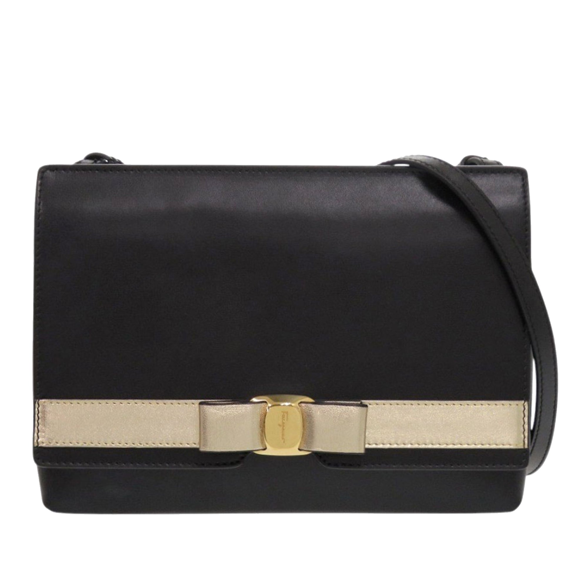 Leather Vara Bow Crossbody - Image 1