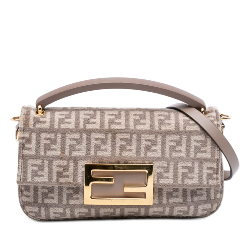 Zucchino Velvet Baguette Phone Pouch Satchel