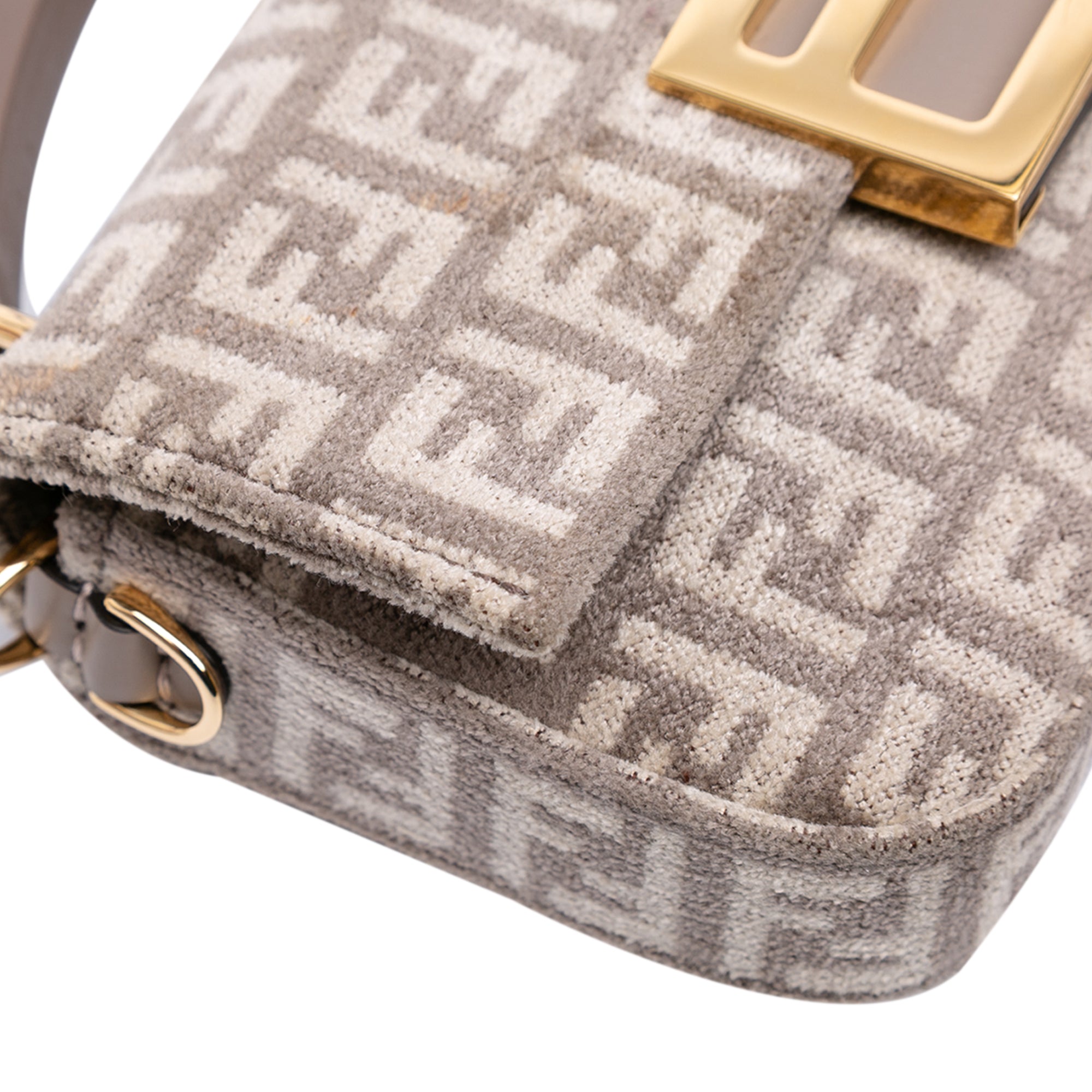 Zucchino Velvet Baguette Phone Pouch Satchel - Image 9