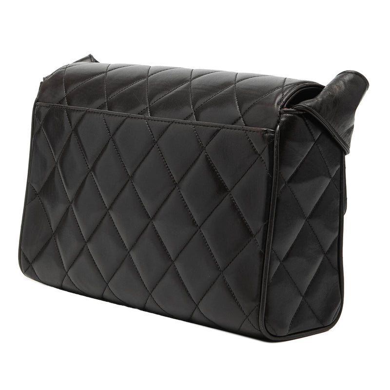 CC Quilted Lambskin Flap Crossbody - Image 2
