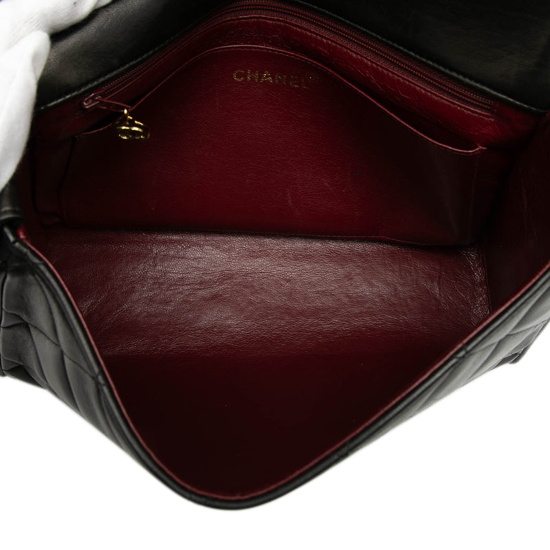 CC Quilted Lambskin Flap Crossbody - Image 4