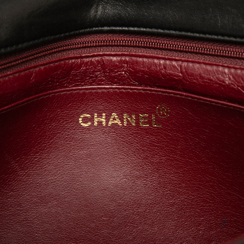 CC Quilted Lambskin Flap Crossbody - Image 5