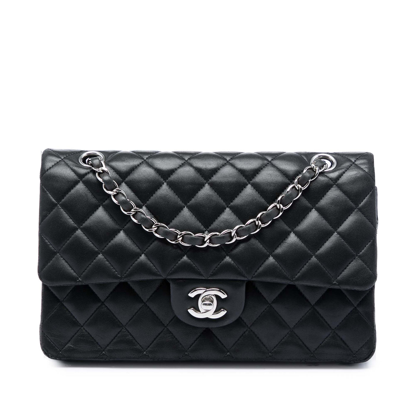 Medium Classic Lambskin Double Flap - Image 1