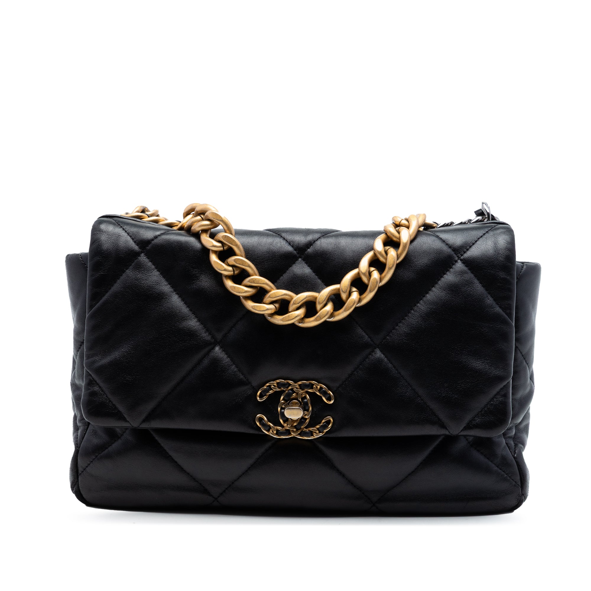 Large Lambskin 19 Flap - Image 1