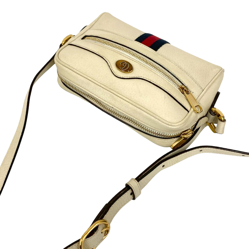 Mini Leather Ophidia Crossbody - Image 9