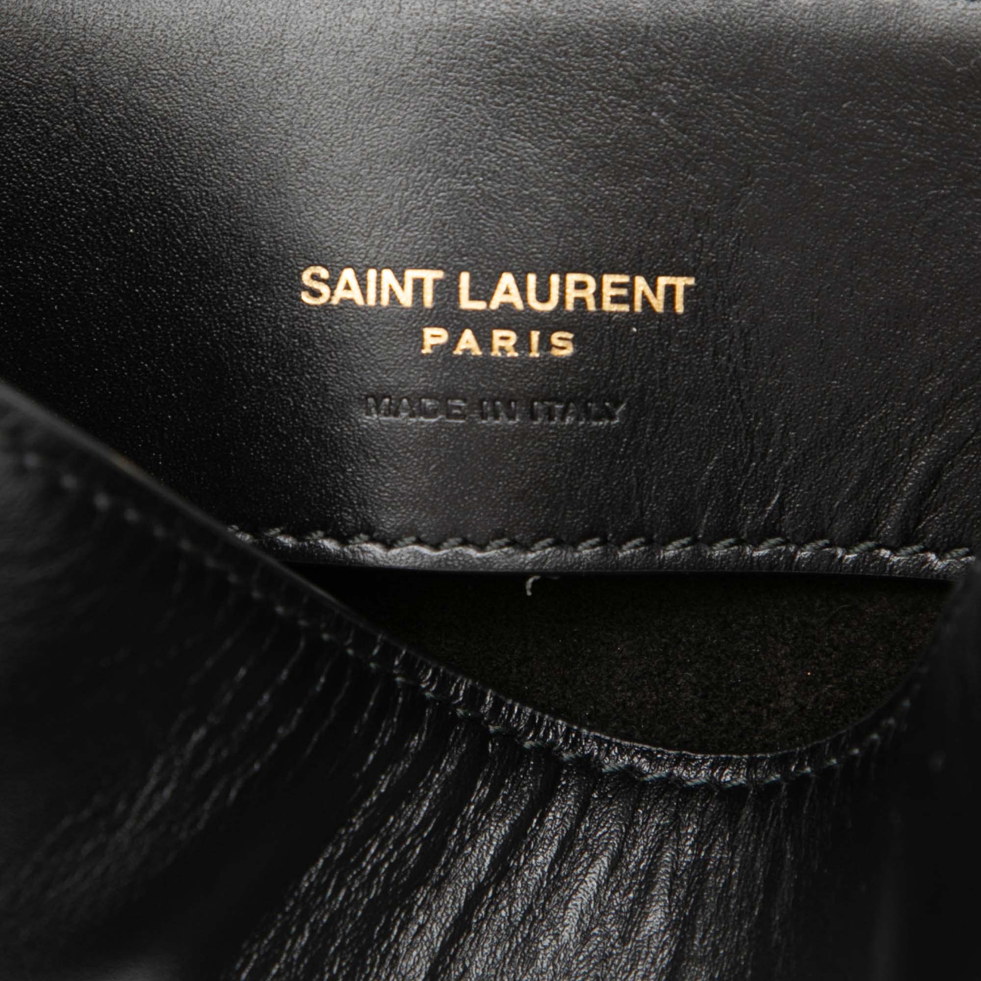 Mini Shiny Calfskin Le 37 Bucket Bag - Image 5