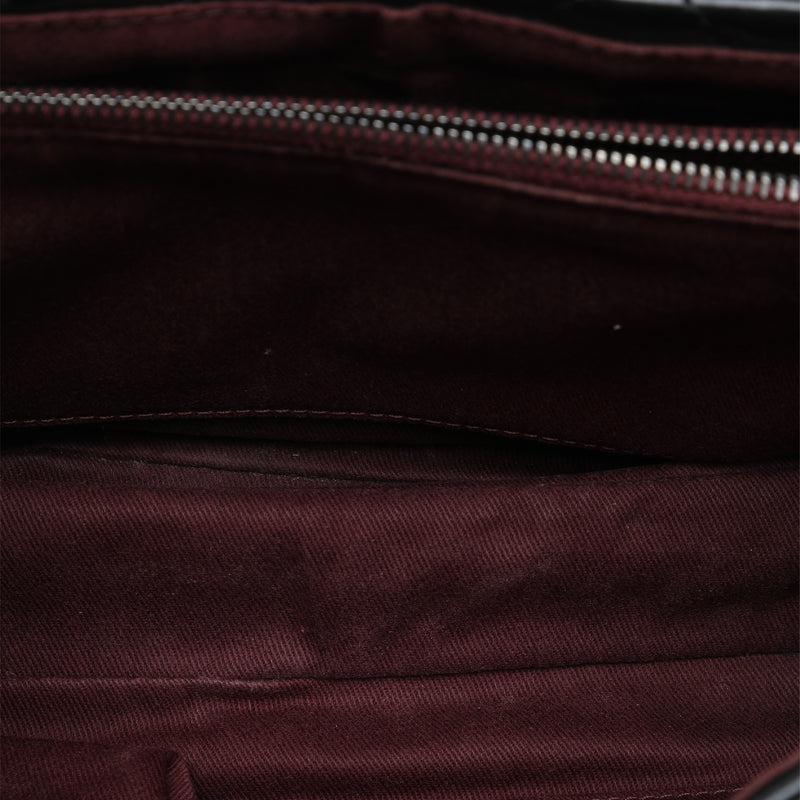 Quilted Aged Calfskin Logo Accordion Flap - Image 4