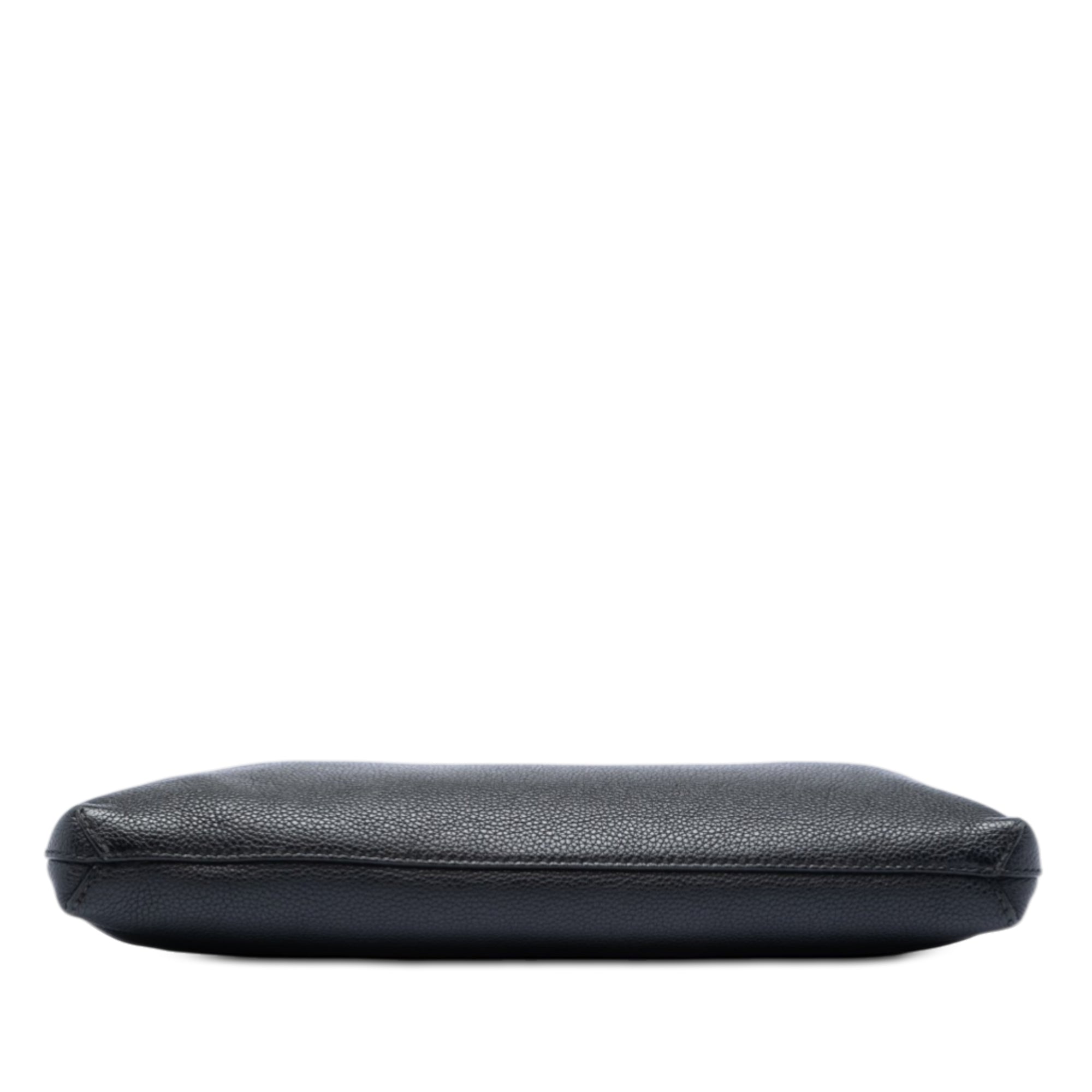 Leather Logo Clutch - Image 3