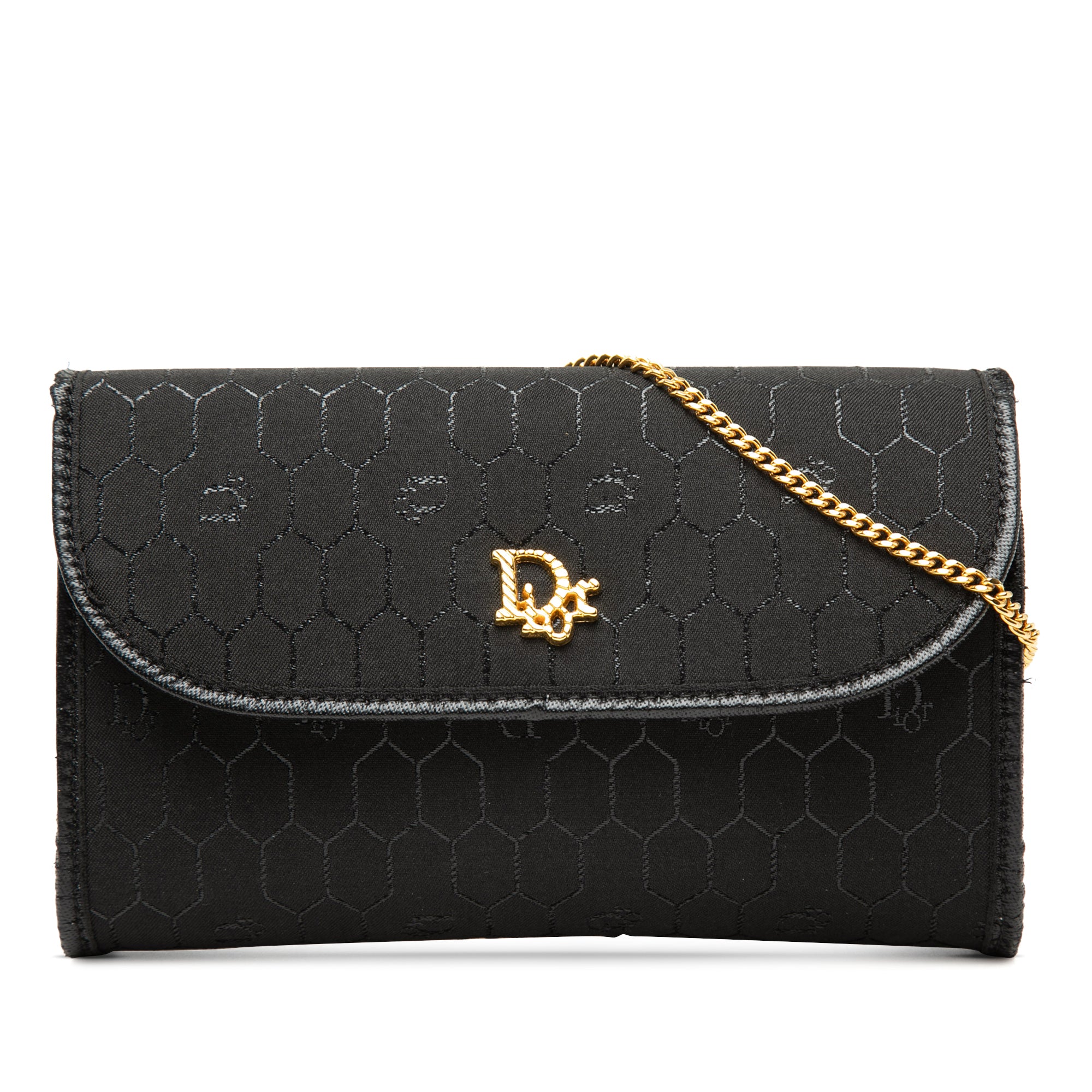 Honeycomb Canvas Chain Flap Crossbody - Image 1