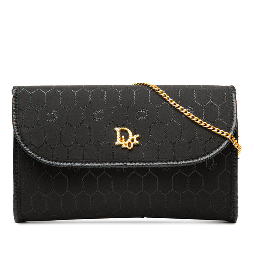 Honeycomb Canvas Chain Flap Crossbody - Image 1