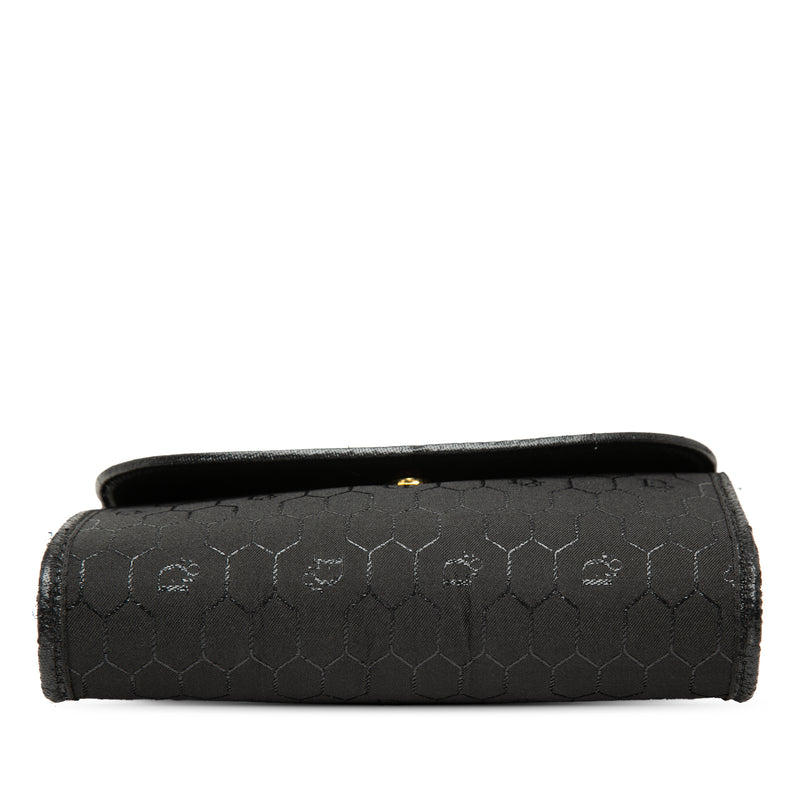 Honeycomb Canvas Chain Flap Crossbody - Image 3