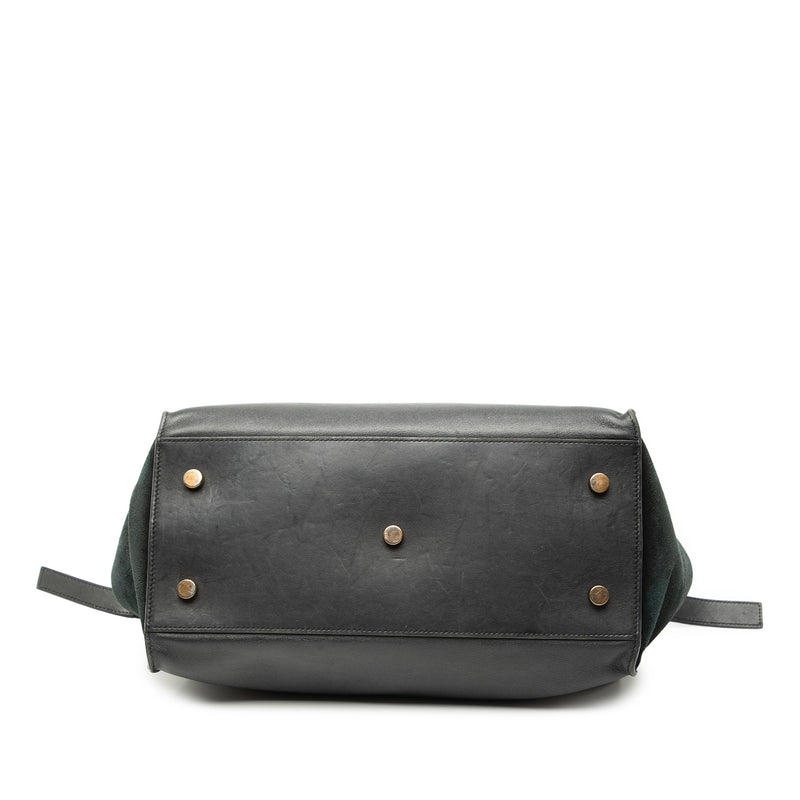 Small Leather Downtown Cabas Satchel - Image 3