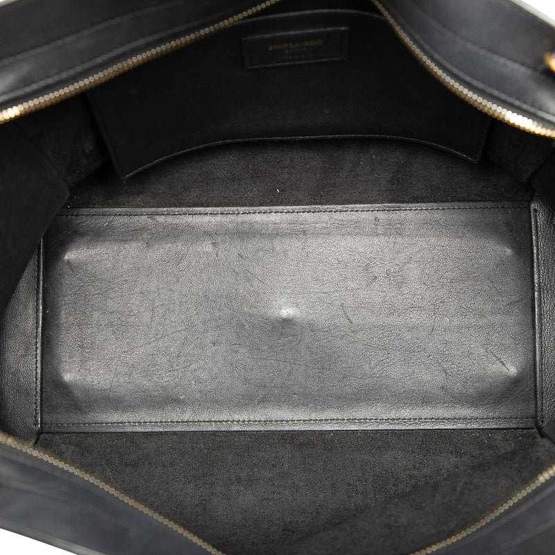 Small Leather Downtown Cabas Satchel - Image 4