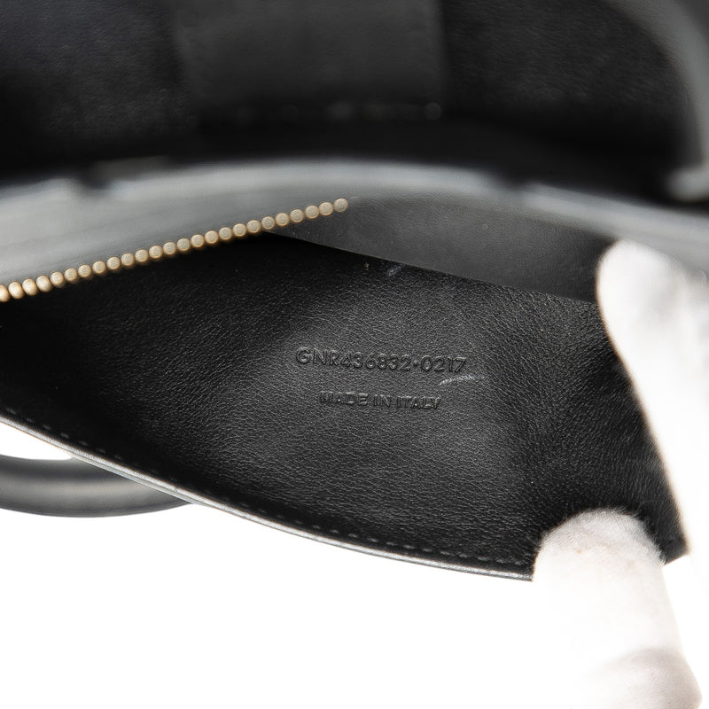 Small Leather Downtown Cabas Satchel - Image 6