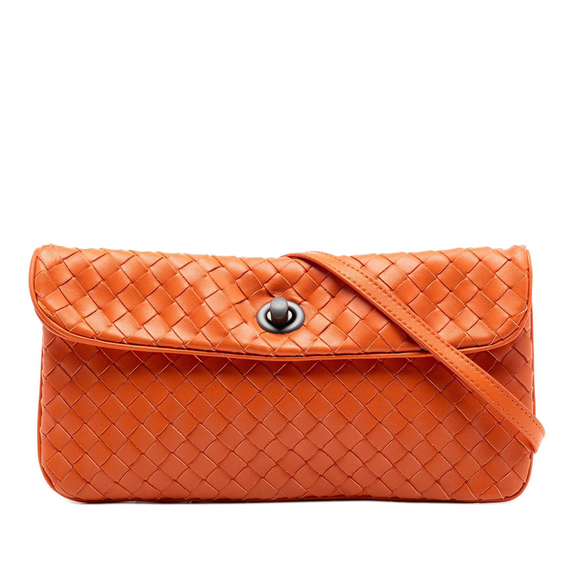 Mini Nappa Intrecciato Turn Lock Crossbody - Image 1