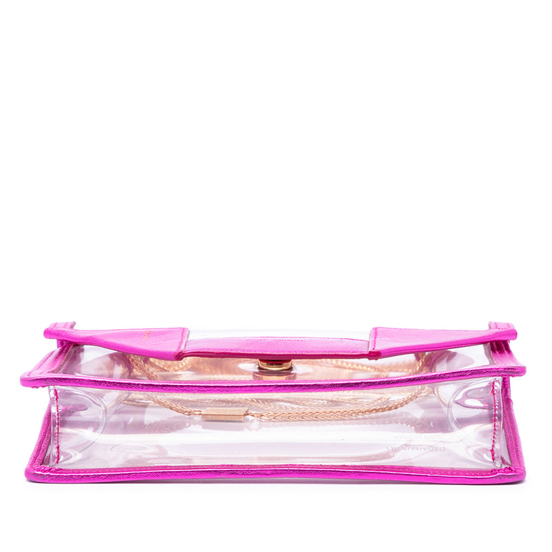 Small Metallic Leather Trimmed PVC Betty Crossbody - Image 3