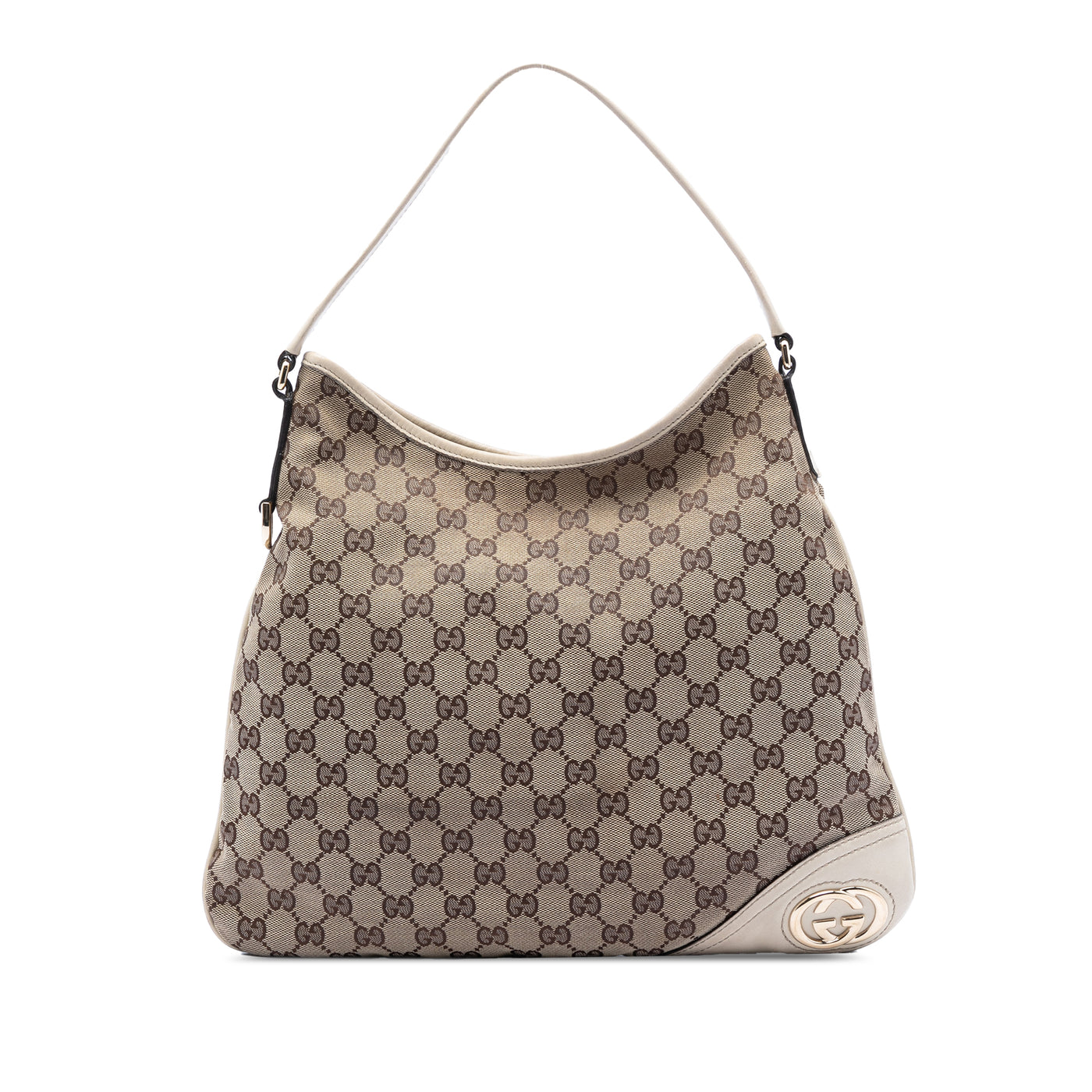 GG Canvas New Britt Hobo - Image 1
