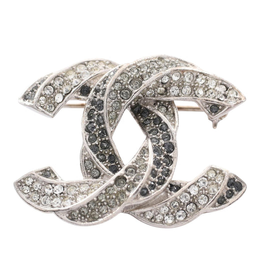 CC Brass Strass Twisted Brooch - Image 1