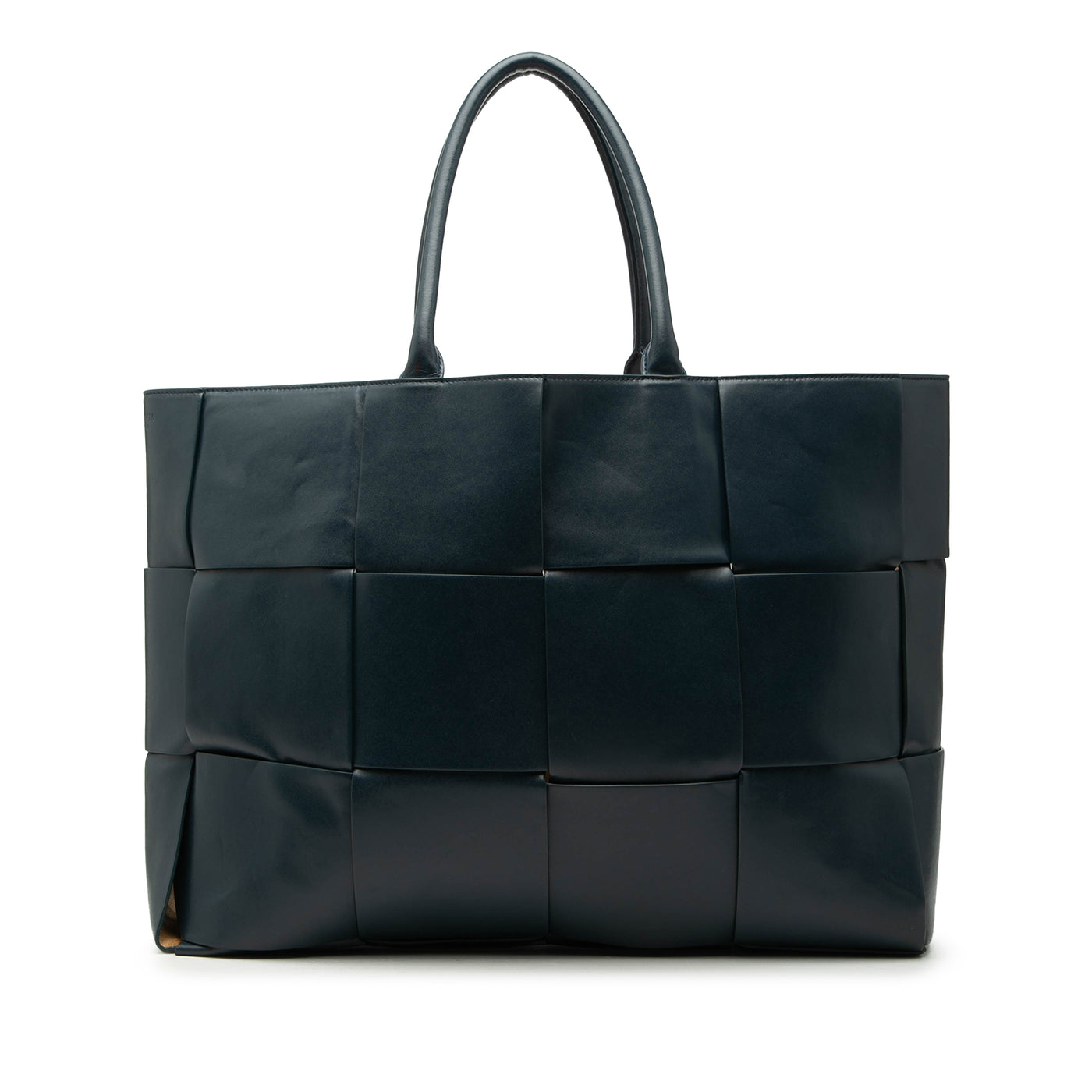 Large Leather Intrecciato The Arco Tote - Image 1
