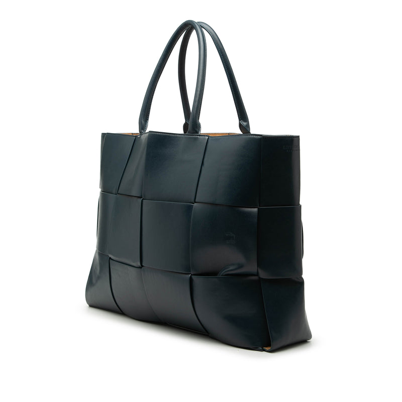Large Leather Intrecciato The Arco Tote - Image 2