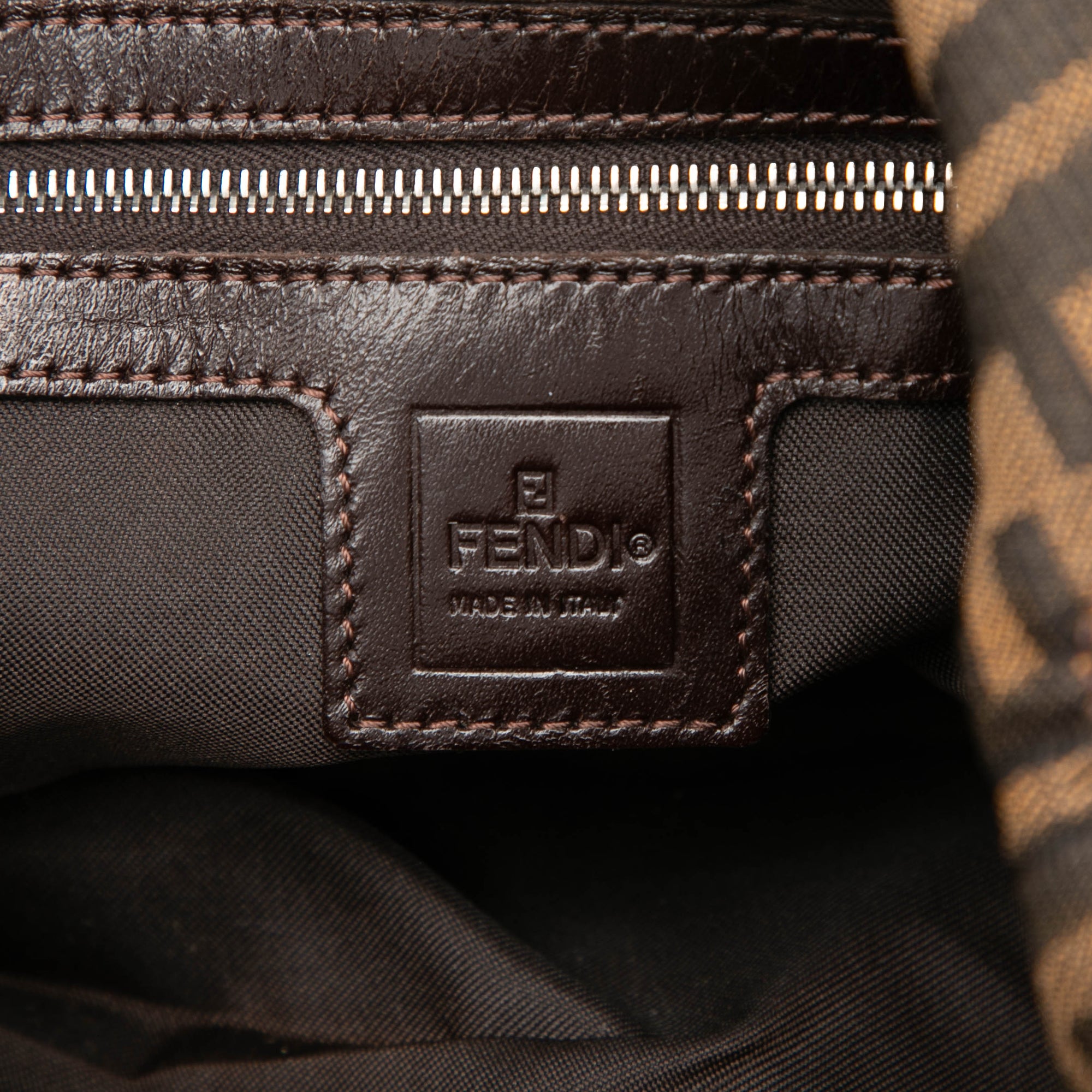 Zucca Canvas Double Flap Shoulder Bag - Image 5
