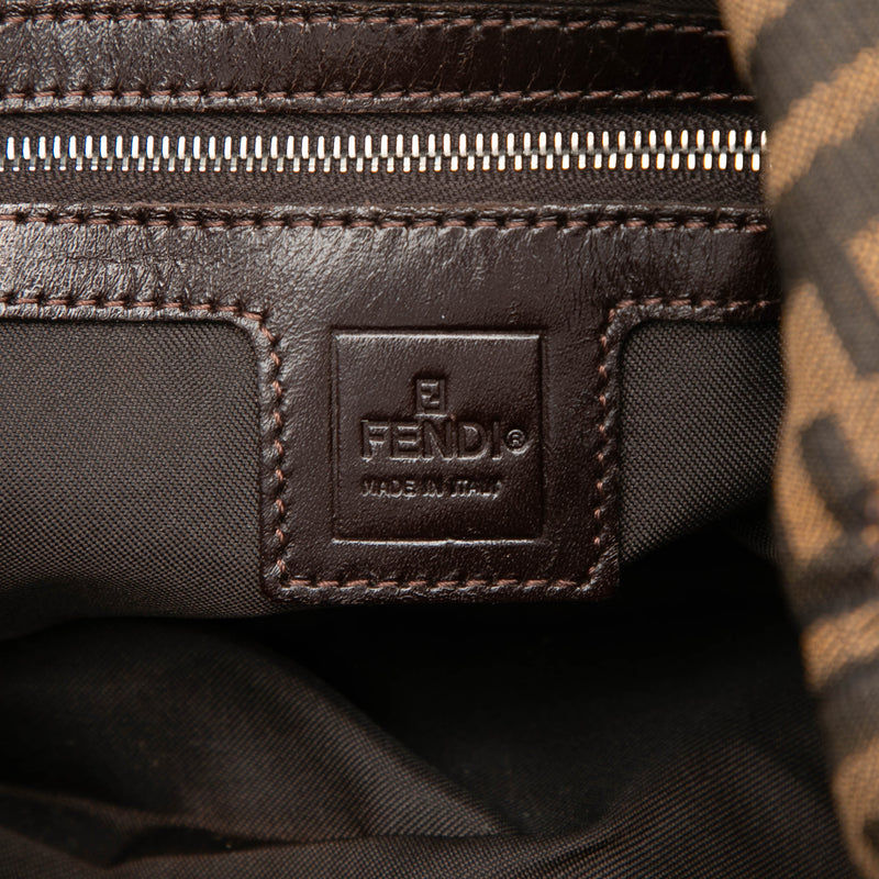 Zucca Canvas Double Flap Shoulder Bag - Image 5