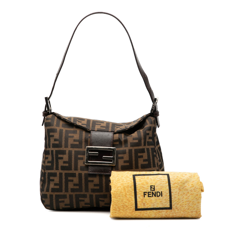 Zucca Canvas Double Flap Shoulder Bag - Image 8