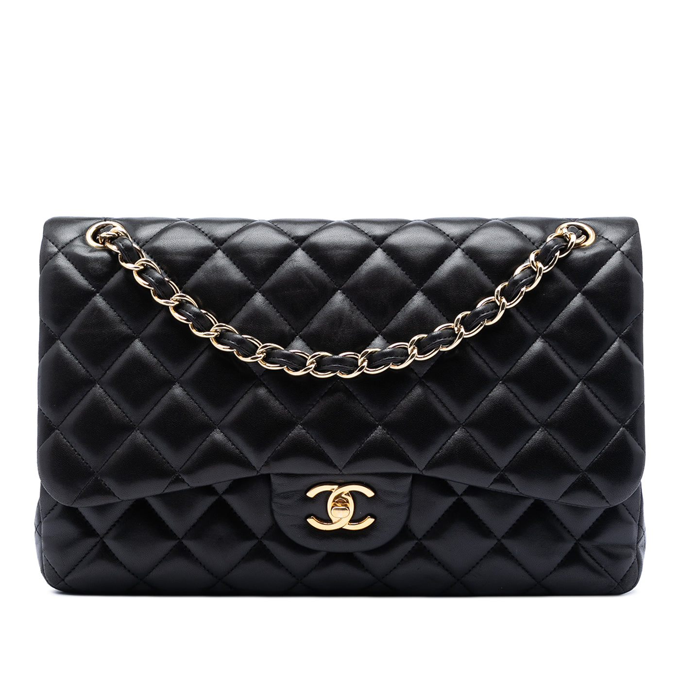 Jumbo Classic Lambskin Double Flap - Image 1