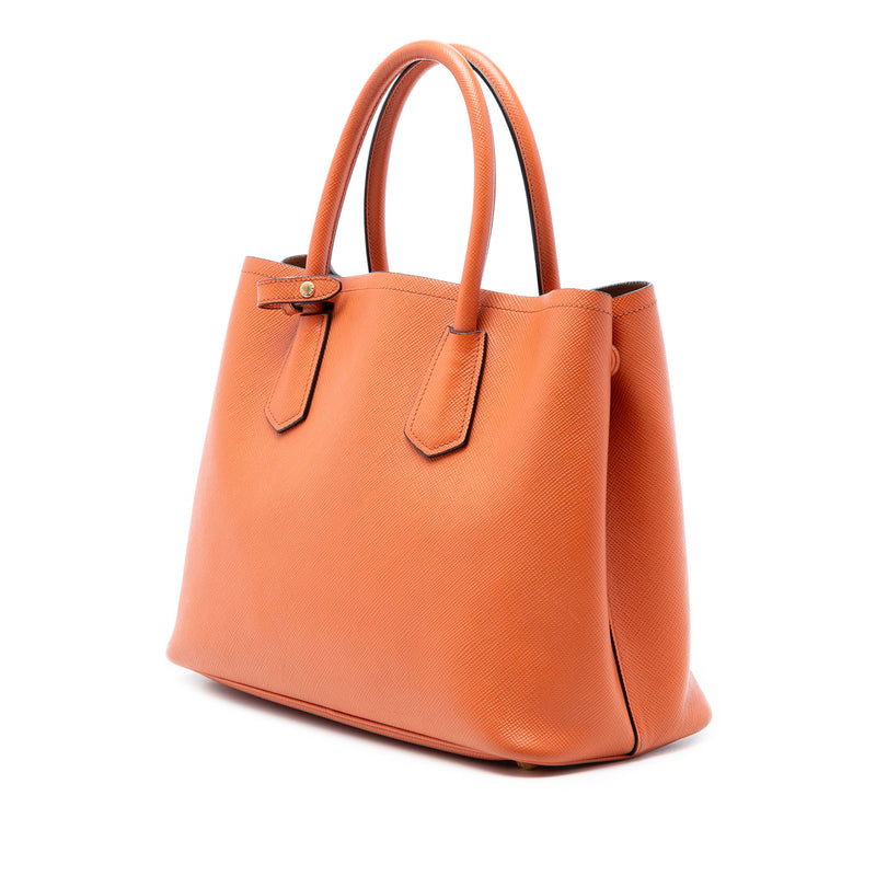 Medium Saffiano Cuir Double Handle Satchel - Image 2