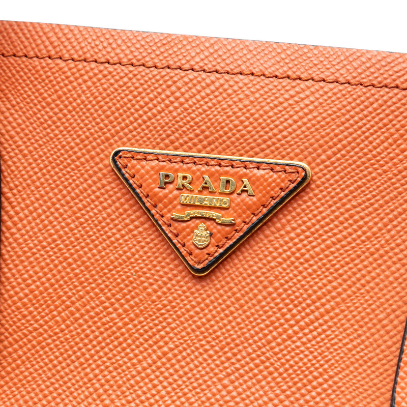 Medium Saffiano Cuir Double Handle Satchel - Image 5