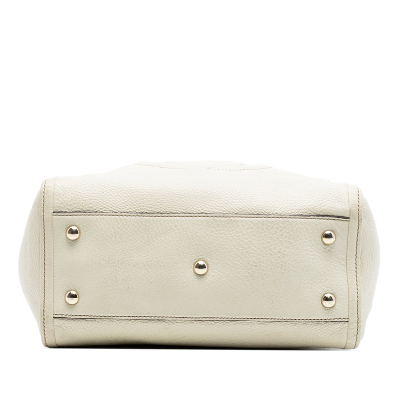 Small Leather Soho Satchel - Image 3