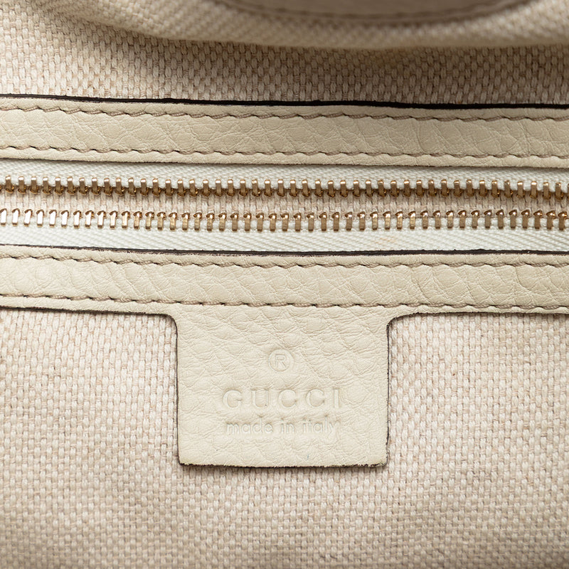 Small Leather Soho Satchel - Image 5
