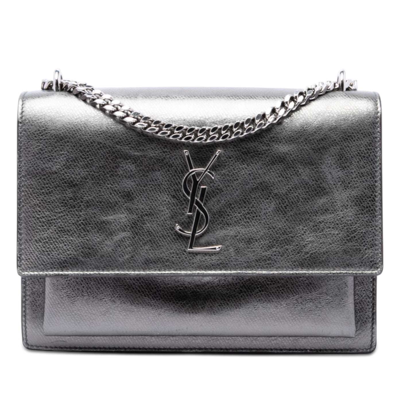 Medium Metallic Calfskin Monogram Sunset Crossbody - Image 1